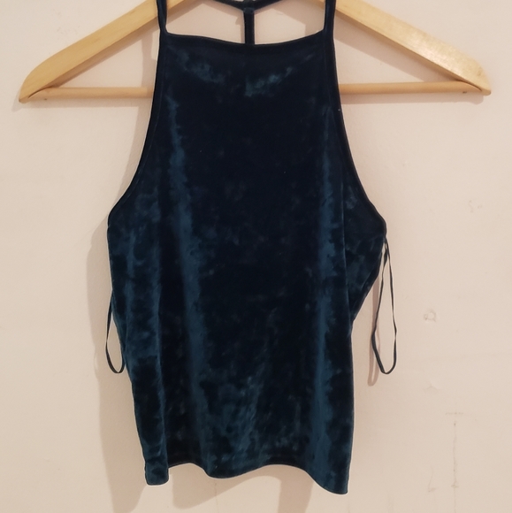 Urban Outfitters Tops - Urban Outfitters Velvet Green Top